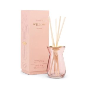 Ароматизотор в розово стъкло Flora Bulb - Върба